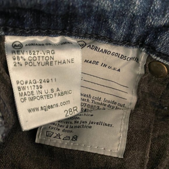 AG ADRIANO GOLDSCHMIED THE ZIP UP LEGGING ANKLE JEANS - Picture 12 of 15